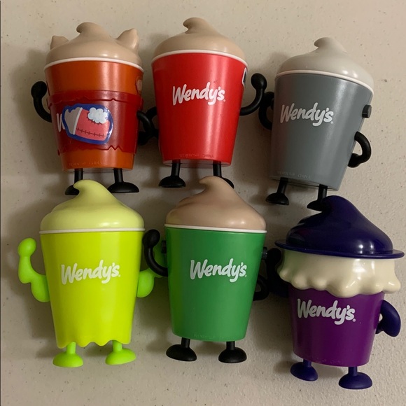 Wendy’s Frosty Frights Halloween Figures Toys Lot of 6 Skeleton Witch Etc - Picture 2 of 7